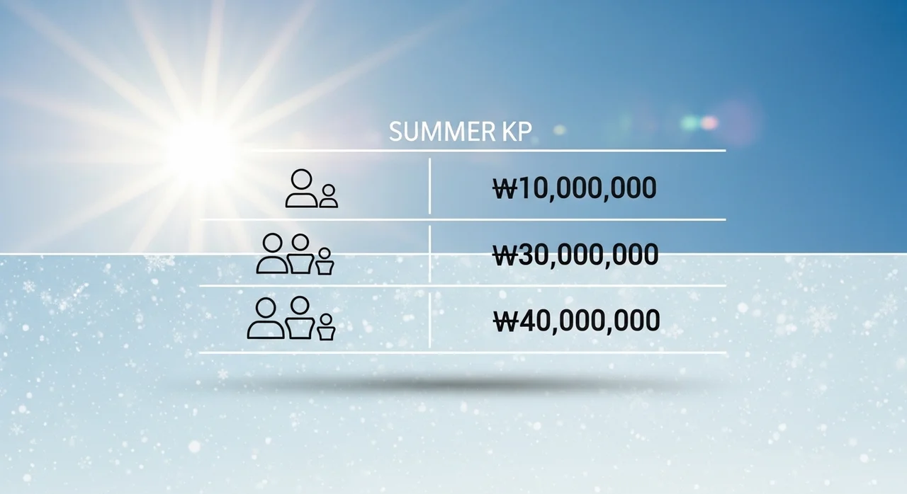 가구원수별 지원 금액 안내 (2025년 기준)