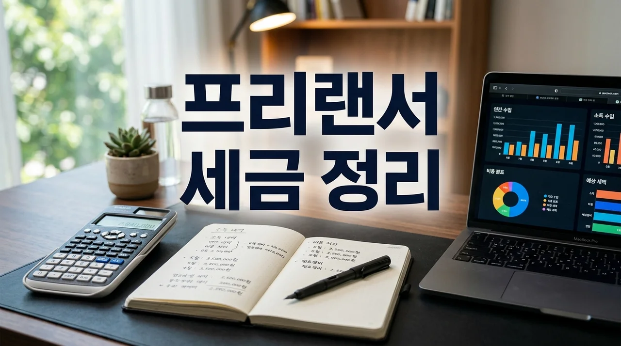 프리랜서 세금 정리 총정리: 3.3% 환급부터 종합소득세 신고 노하우