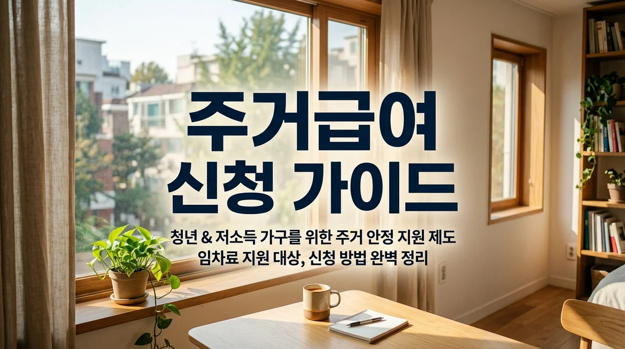 2026 주거급여 신청 방법: 자격 조건, 서류, 금액 완벽 가이드