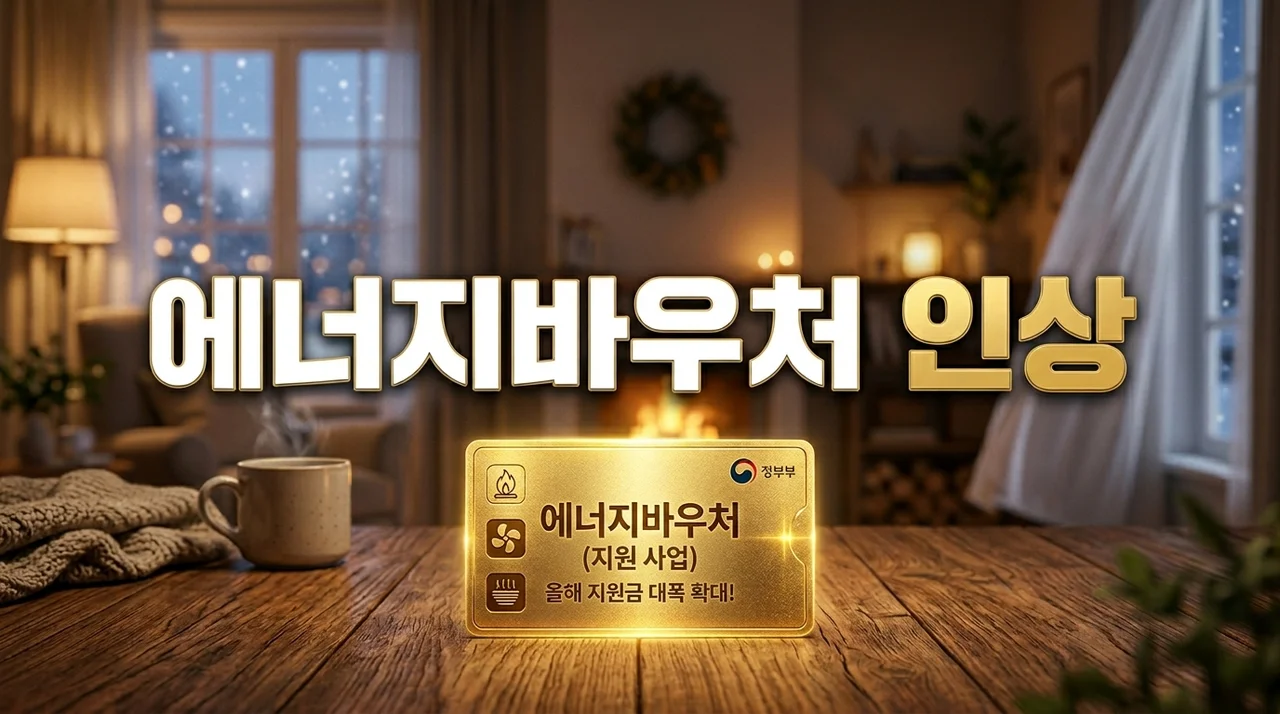 2026 에너지바우처 금액 인상 내용 및 신청 자격 총정리