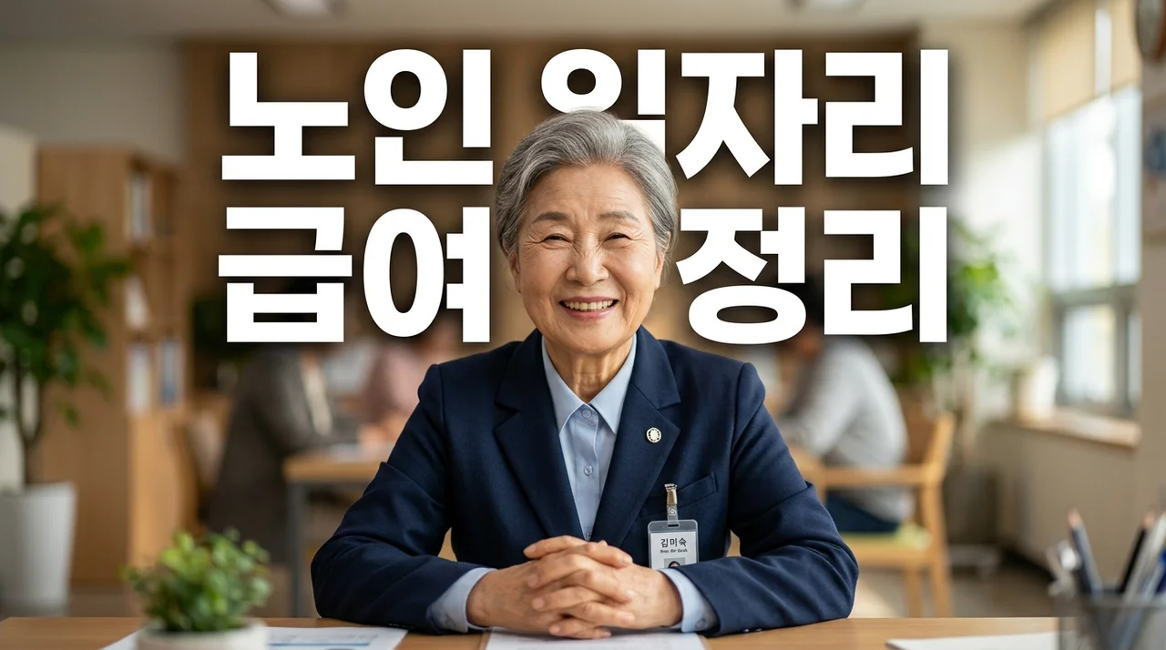 2026년 노인 일자리 급여 수준 및 종류 총정리 (최신 정보)