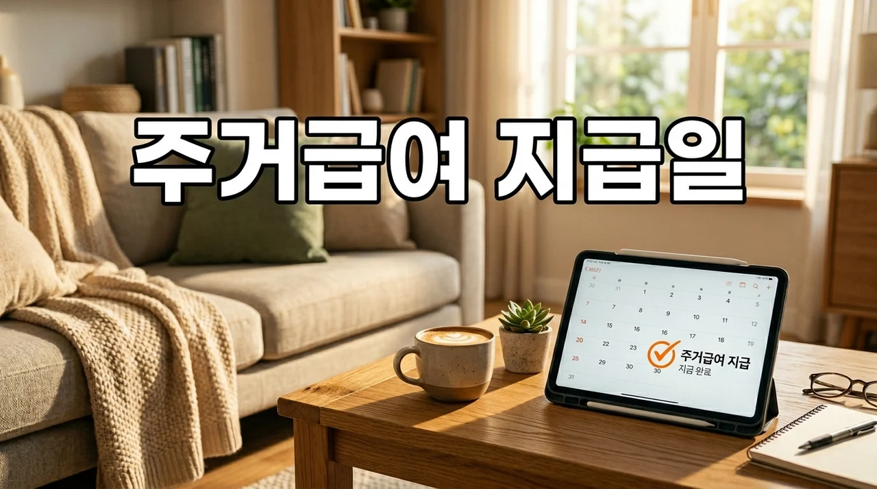 2026 주거급여 지급일 및 확인 방법 완벽 가이드 | 신청 자격과 혜택 총정리