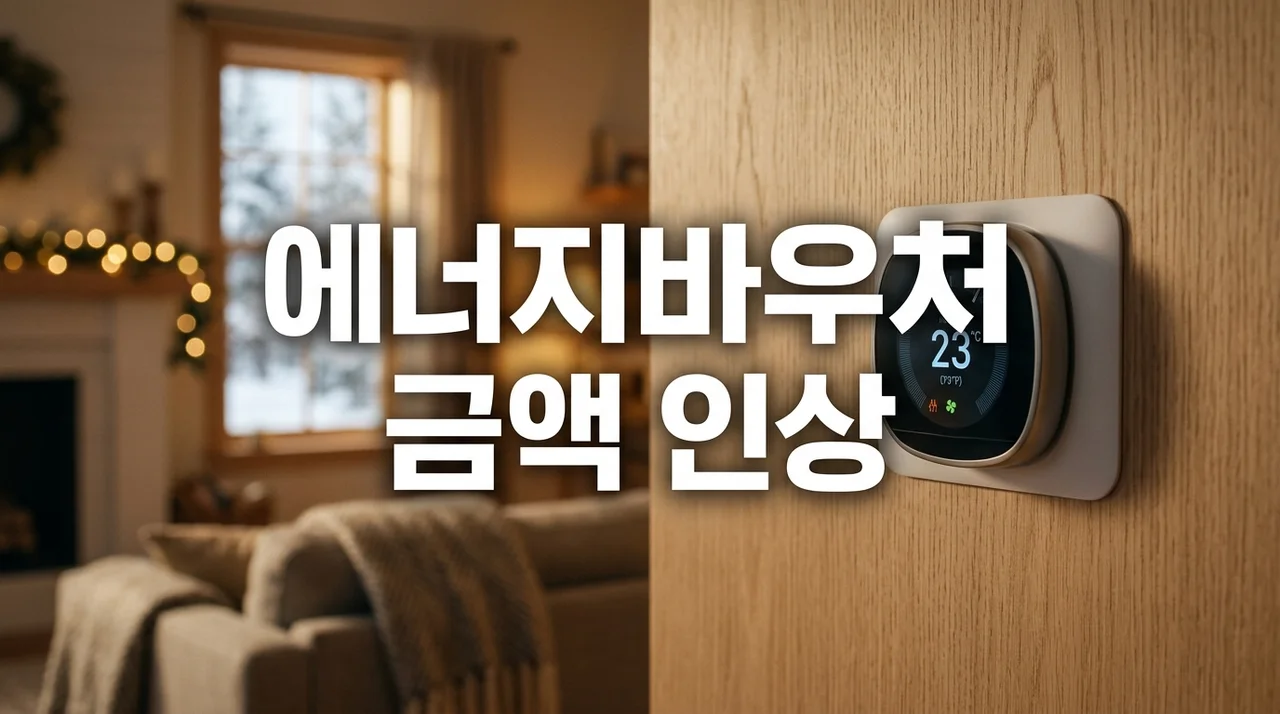 2026년 에너지바우처 금액 인상 내용 및 신청 자격 총정리 (냉난방비 지원)
