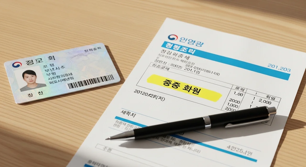 신청 시 필수 구비 서류 및 주의사항