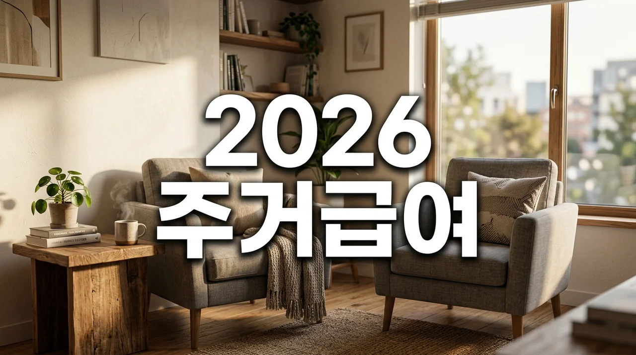 2026년 주거급여 달라지는 점 총정리: 선정기준 및 지원금액 가이드